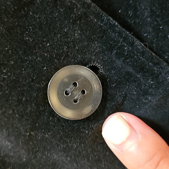 VINTAGE Milano Black Velvet Blazer - Picture 6 of 6